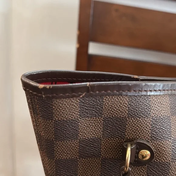 Louis vuitton neverfull MM damier ebene - Picture 16 of 17